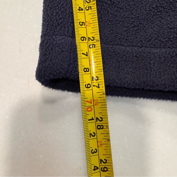 Yeezy Gap Polar Fleece Joggers Wide Leg Zip Ankle Navy Blue  Sz L NWT - Picture 3 of 9